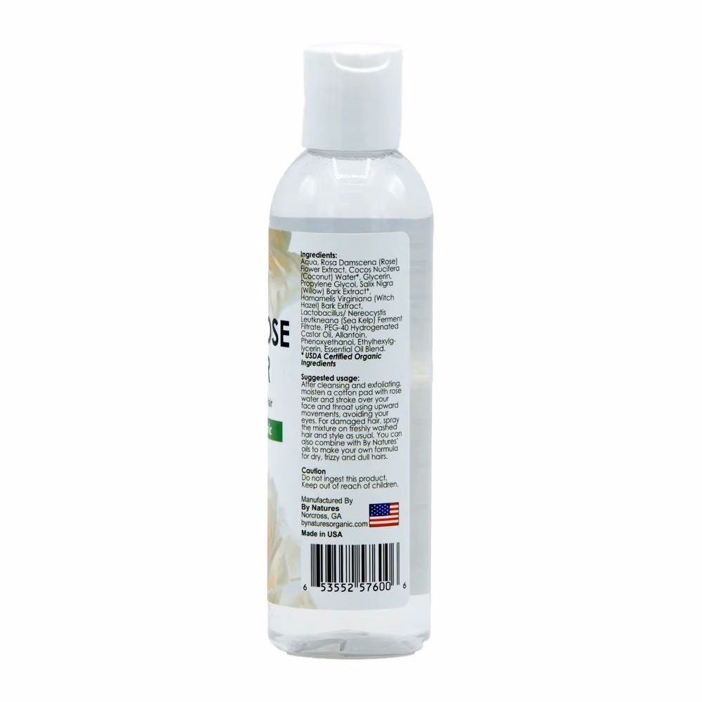 By Natures White Rose Water 6oz 2