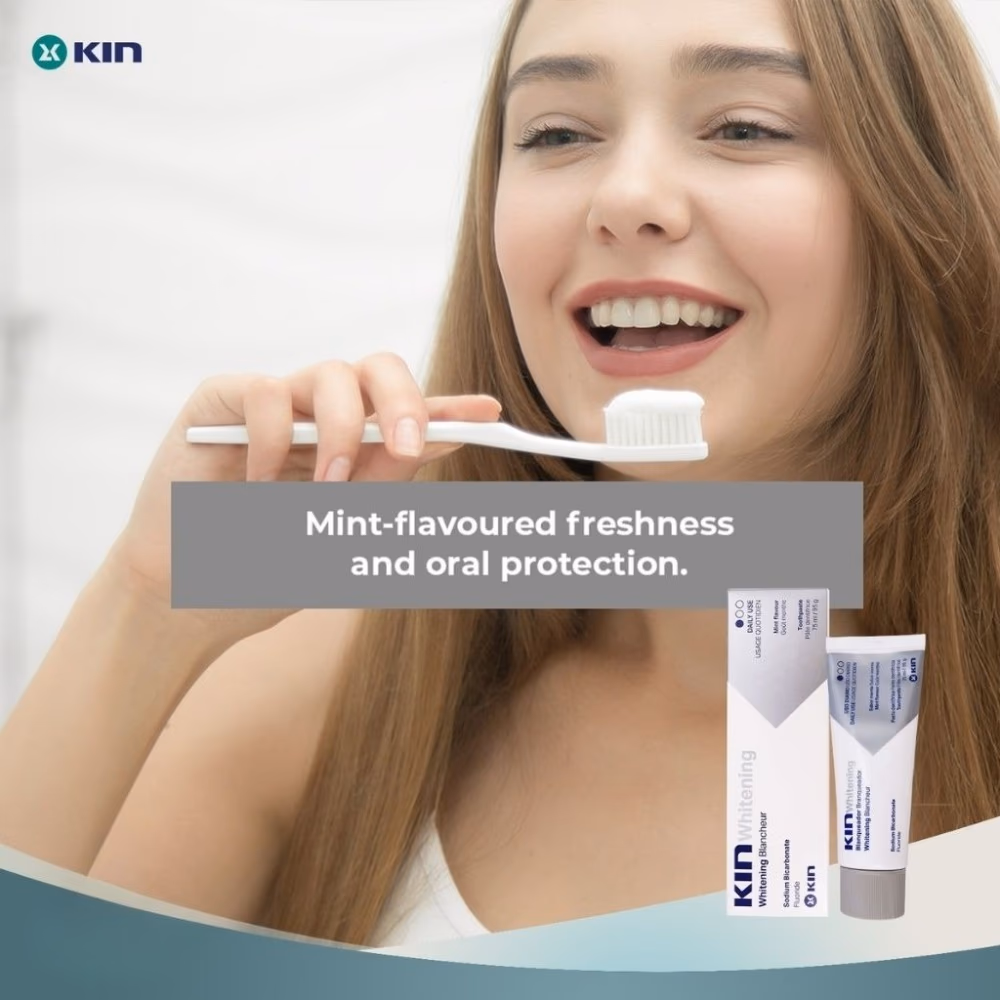 KIN Whitening Toothpaste 75ml - Brighten Your Smile Naturally 3