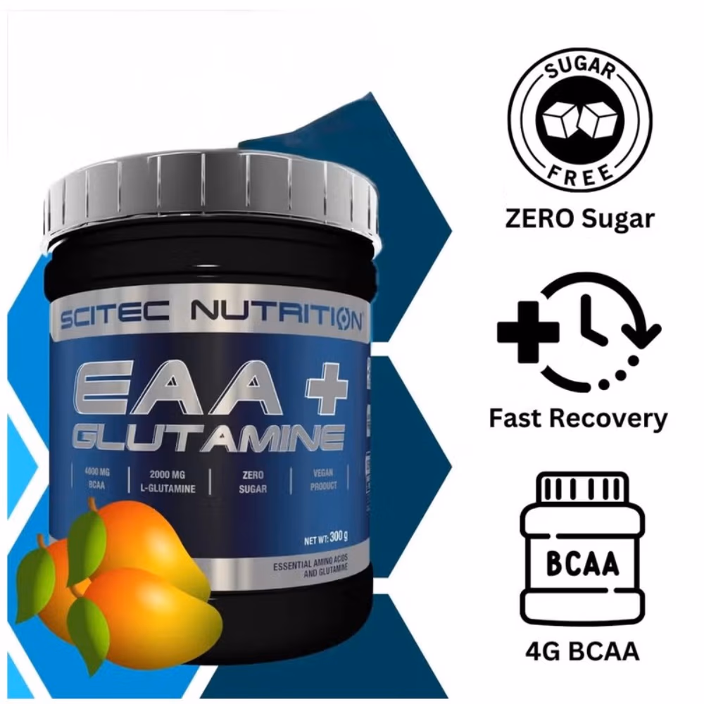 Scitec Nutrition EAA Plus Glutamine Mango 300g 4