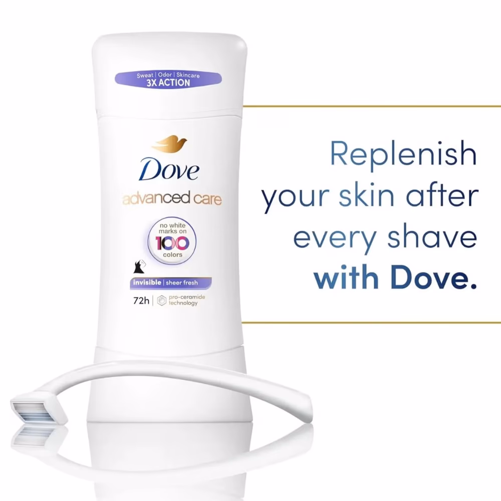 Dove Advanced Care Deodorant Sheer Fresh 74g 3