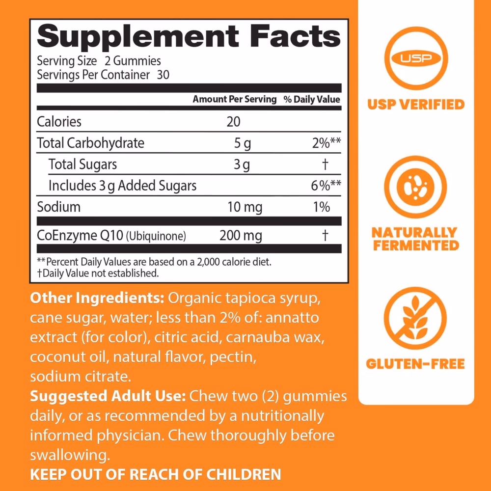 Doctor's Best CoQ10 200mg 60 Gummies 3