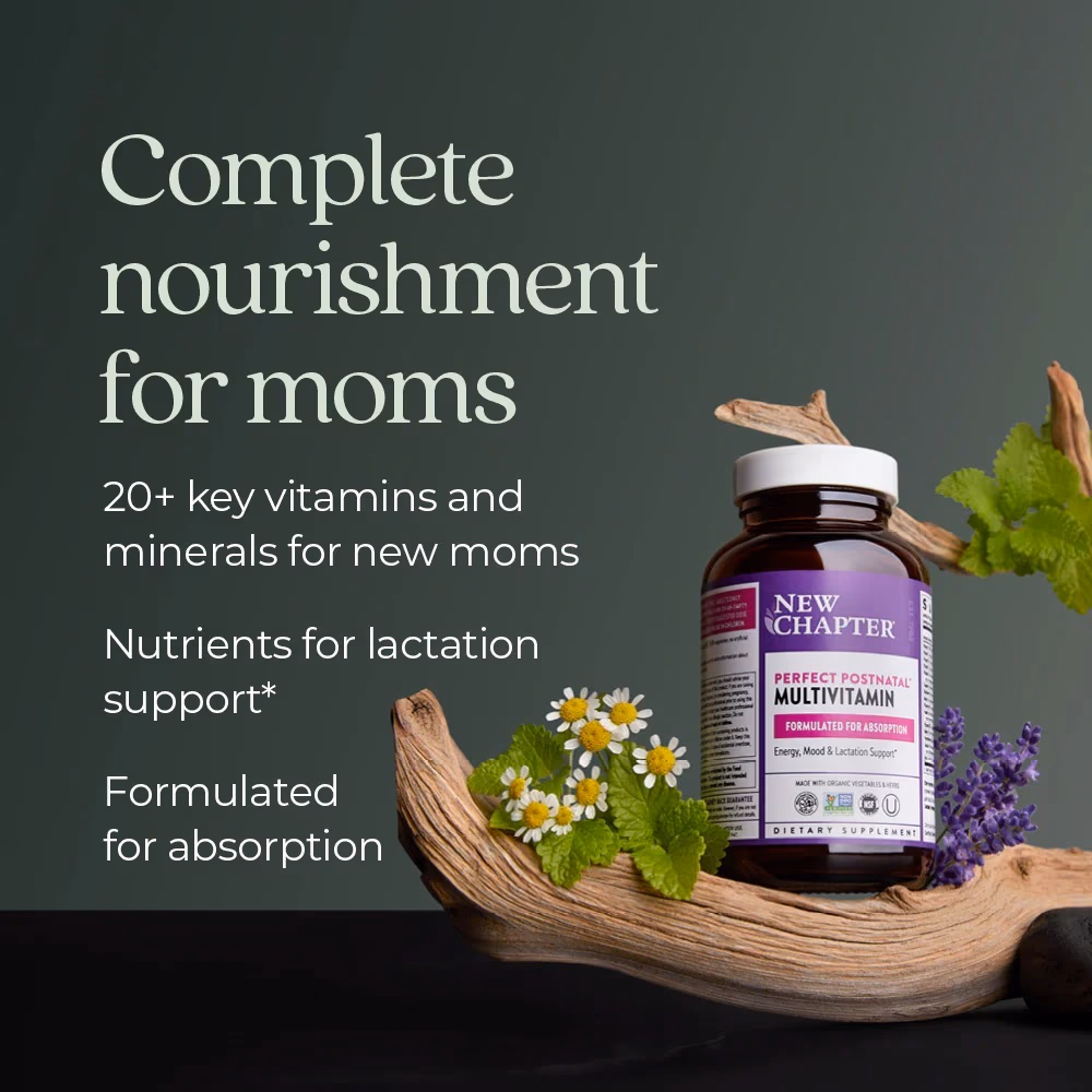 New Chapter Perfect Postnatal Multivitamin - 96 Tablets 5