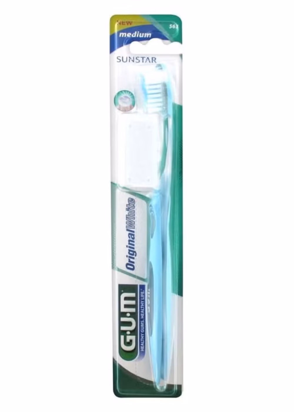 GUM Original White Toothbrush 563 Medium 2