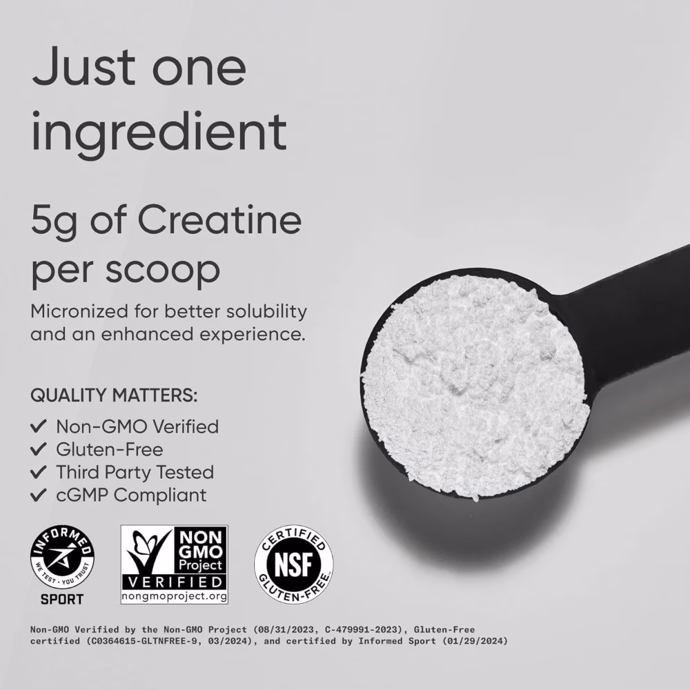 Sports Research Creatine Monohydrate Unflavored 300g 2