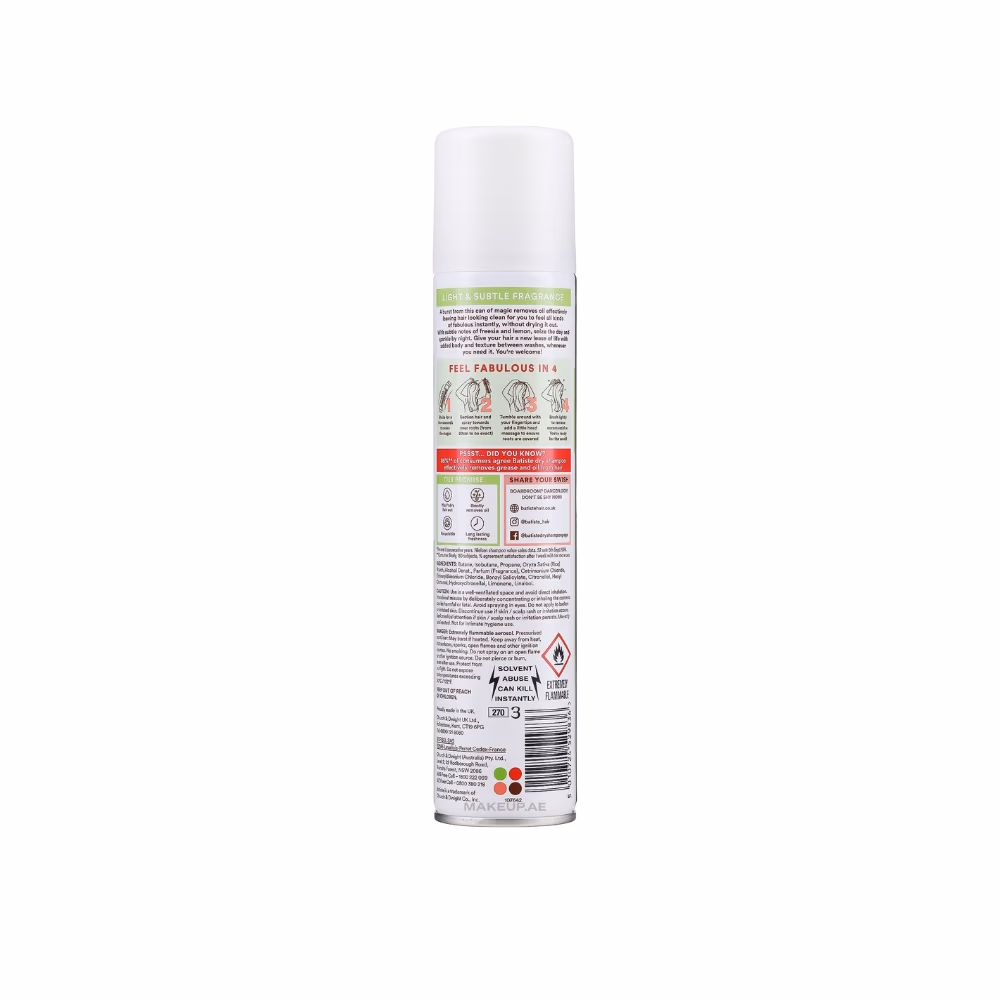 Batiste Dry Shampoo Hydrate 200ml 2