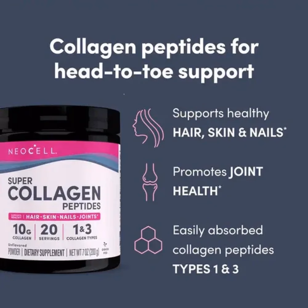 Neocell Super Collagen Peptides Powder 200gm 4