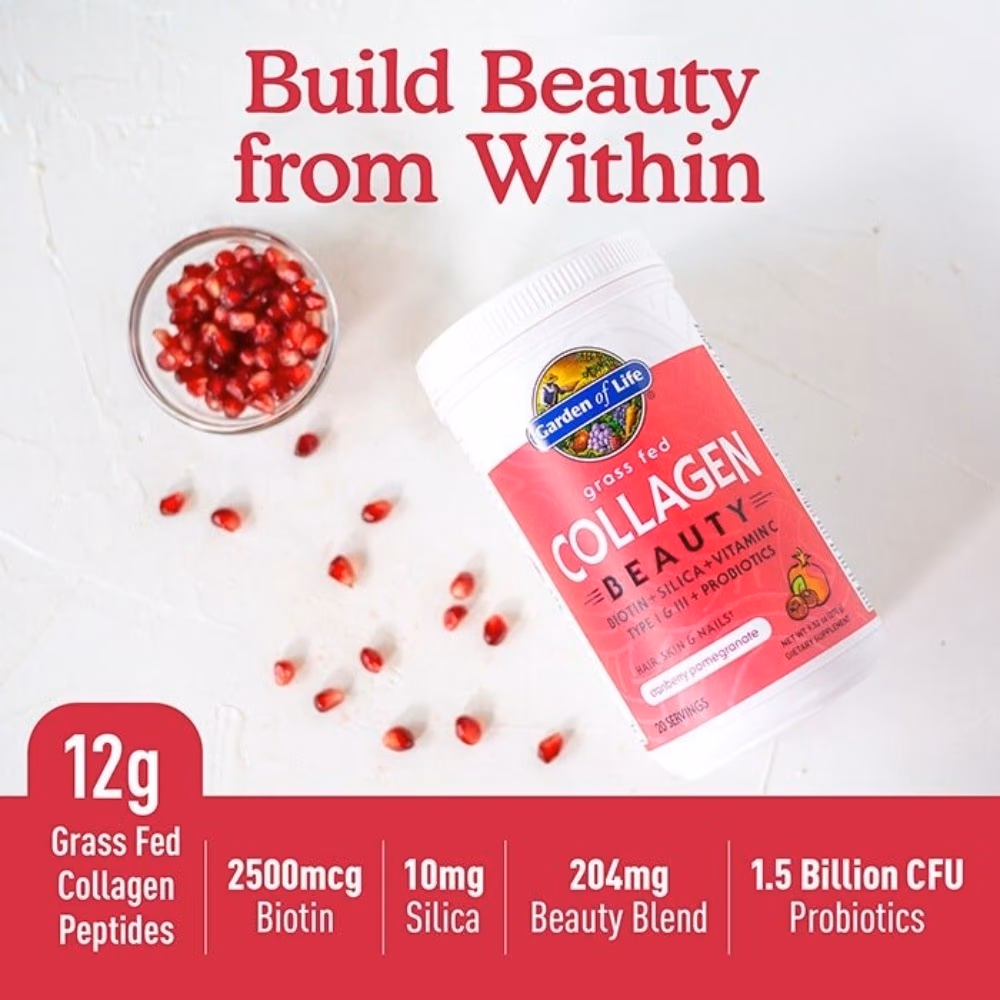 Garden of Life Collagen Beauty Cranberry Pomegranate 20 Servings 4