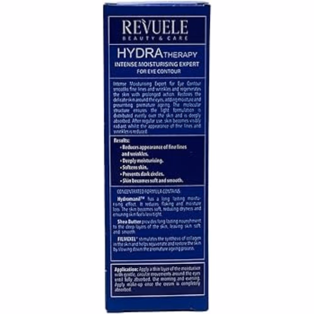 Revuele Hydra Therapy Intense Moisturising Expert for eye Contour 25Ml 2
