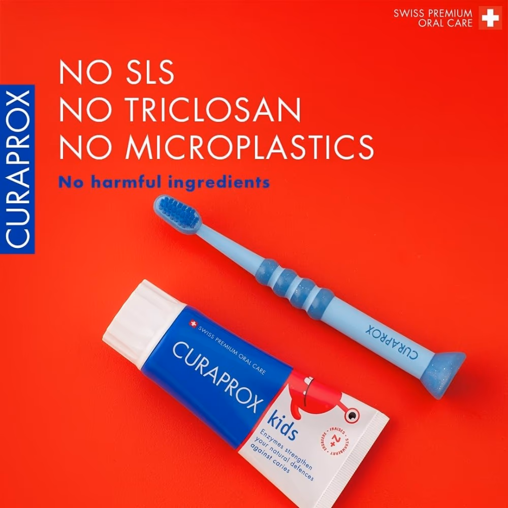 Curaprox Kids Toothpaste Strawberry – From 2 Years, 60ml 2