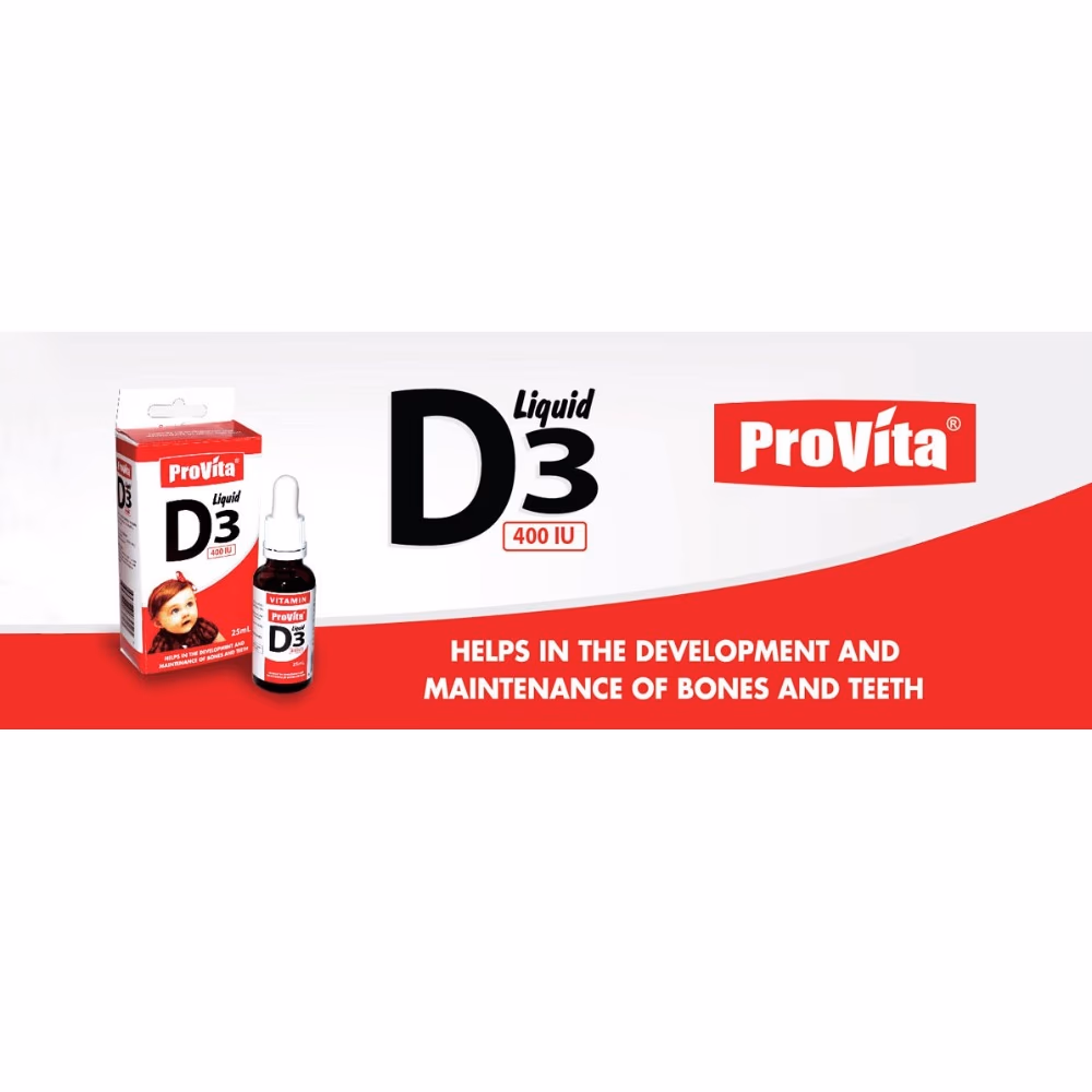 Provita D3 400 IU Liquid 25ml 4
