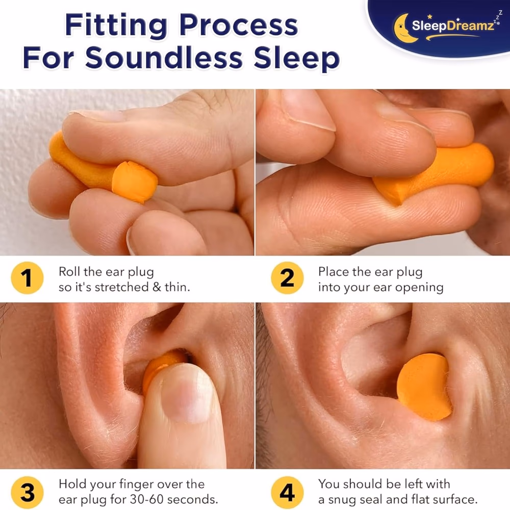EzyCare Super Sleep Comfort Foam Ear Plugs 5