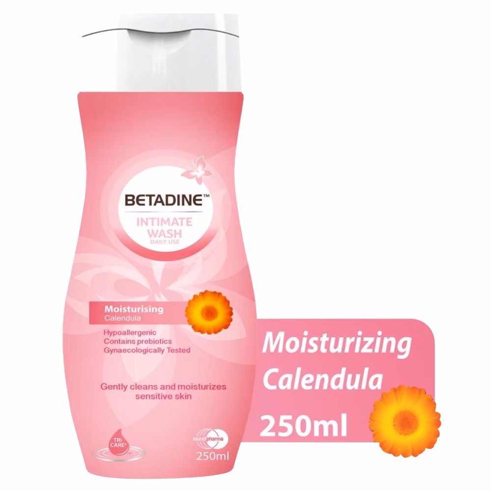 Betadine Intimate Wash Moisturizing Calendula 250ml 2