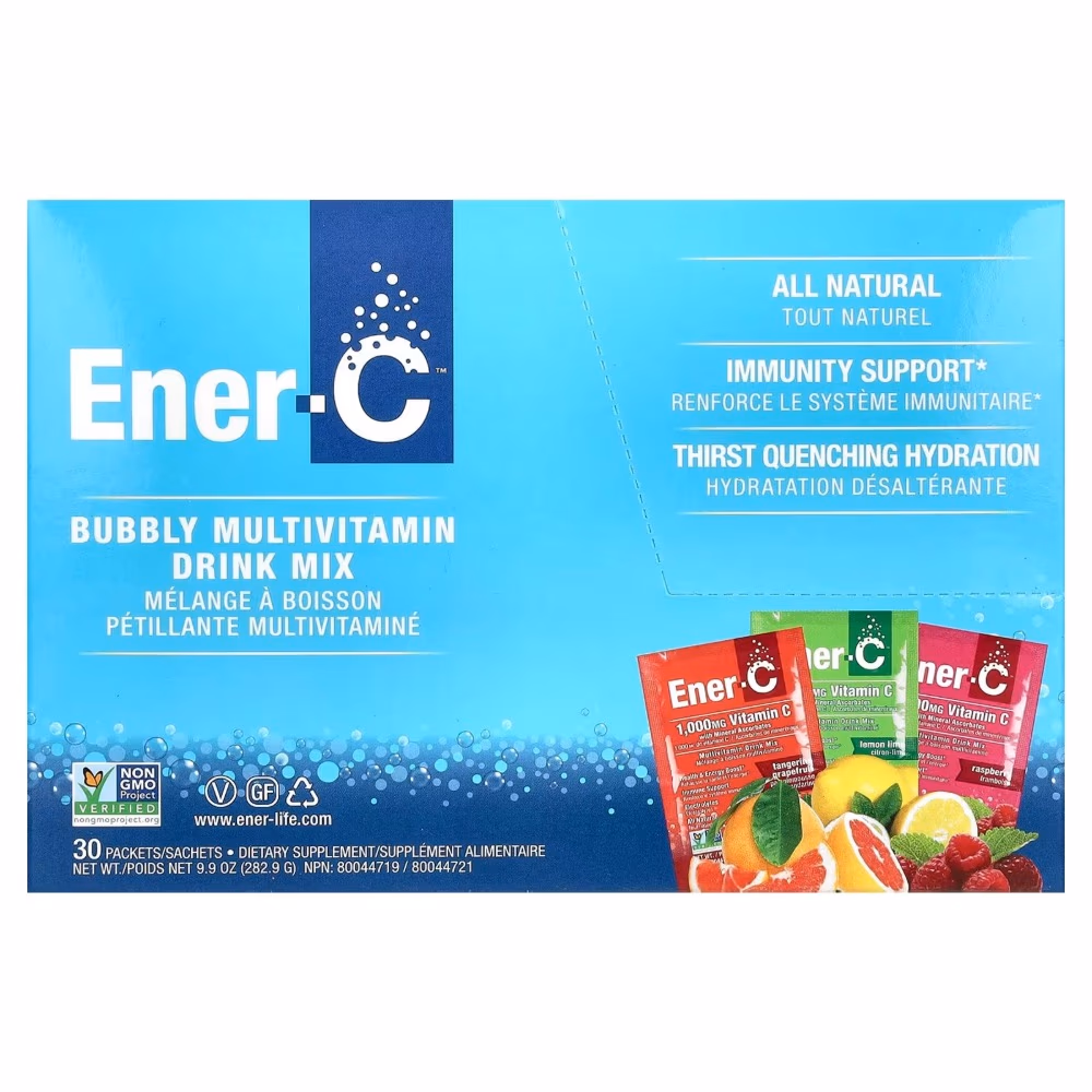Ener-C Vitamin C 1000mg Multi Drink Bubbly 30s  2