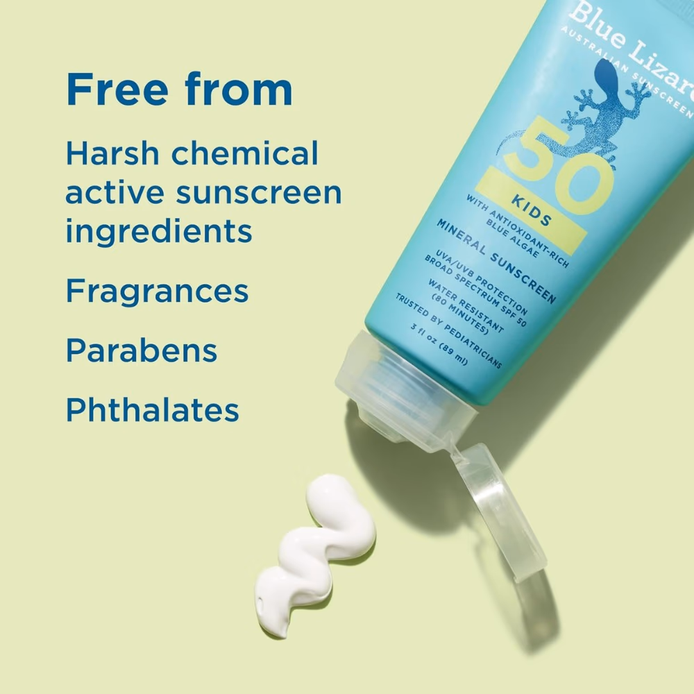 Blue Lizard Kids SPF 50 Mineral Sunscreen 89ml 4