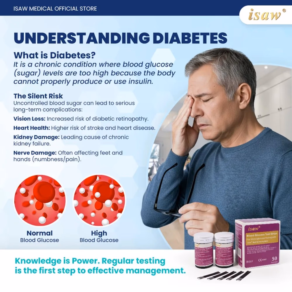Accu-Answer iSaw Glucose Test Strips 50s 4