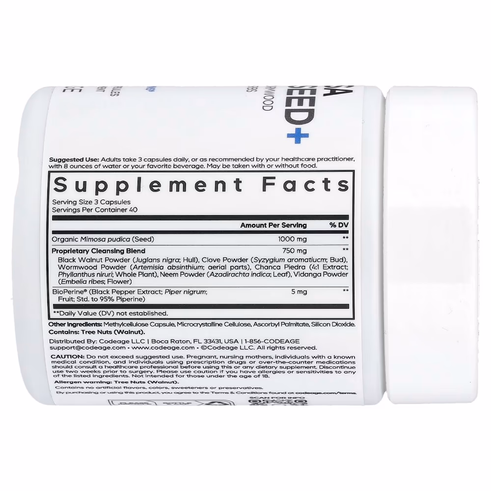 Codeage Mimosa Pudica Seed+ 120 Capsules 2