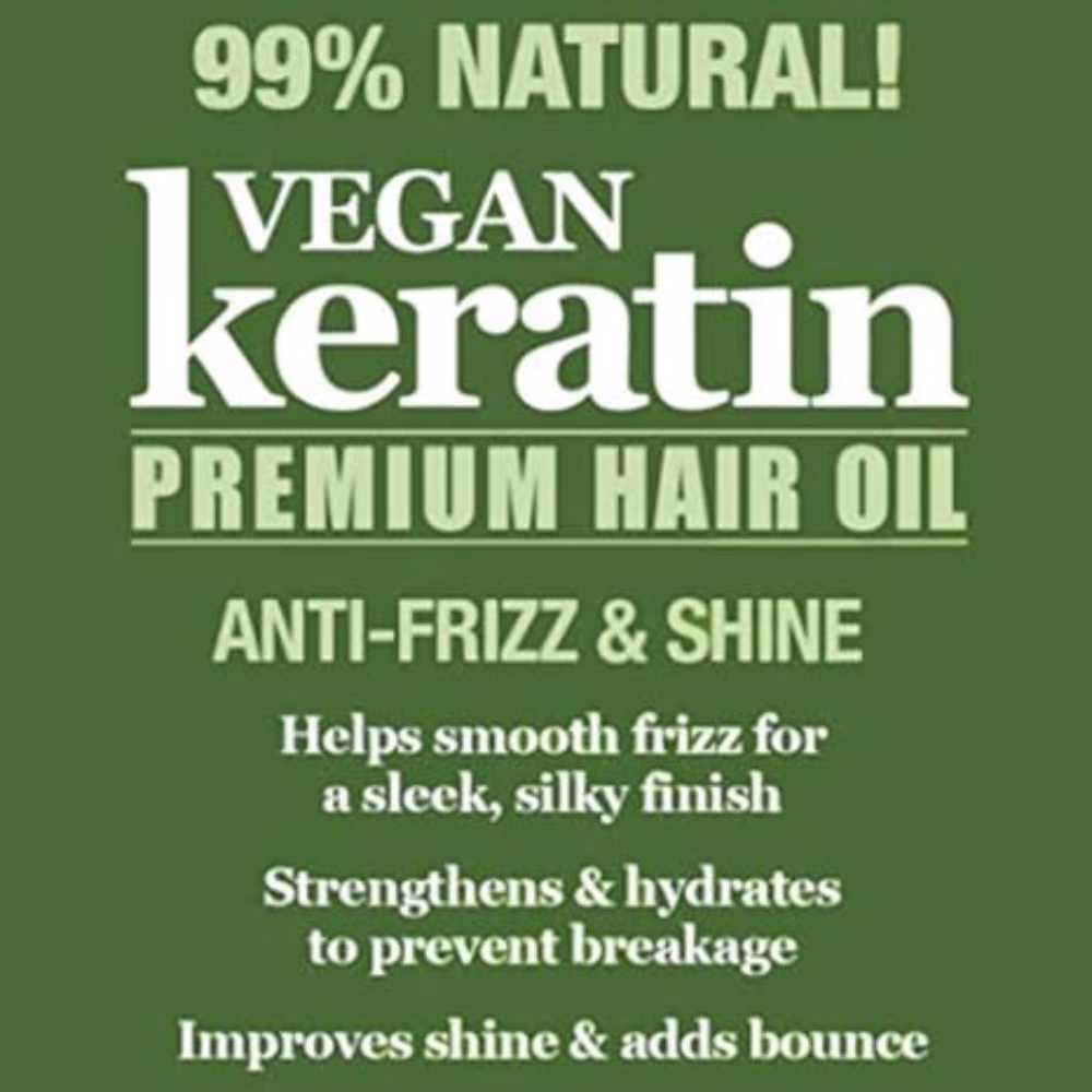 Difeel Vegan Keratin Premium Hair Oil 210ml 2