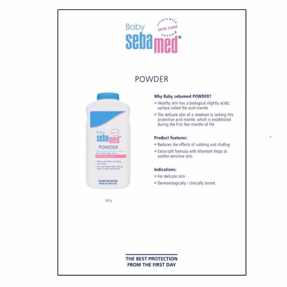 Sebamed Baby Powder 400g 2