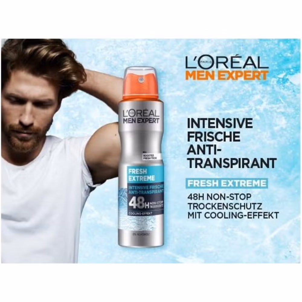 LOreal Men Expert Fresh Extreme Deodorant Spray 250ml 4