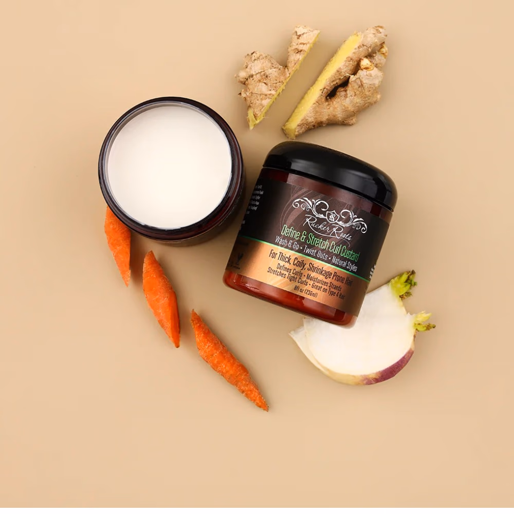 Rucker Roots Define and Stretch Curl Custard Hair Pomade 226g 2