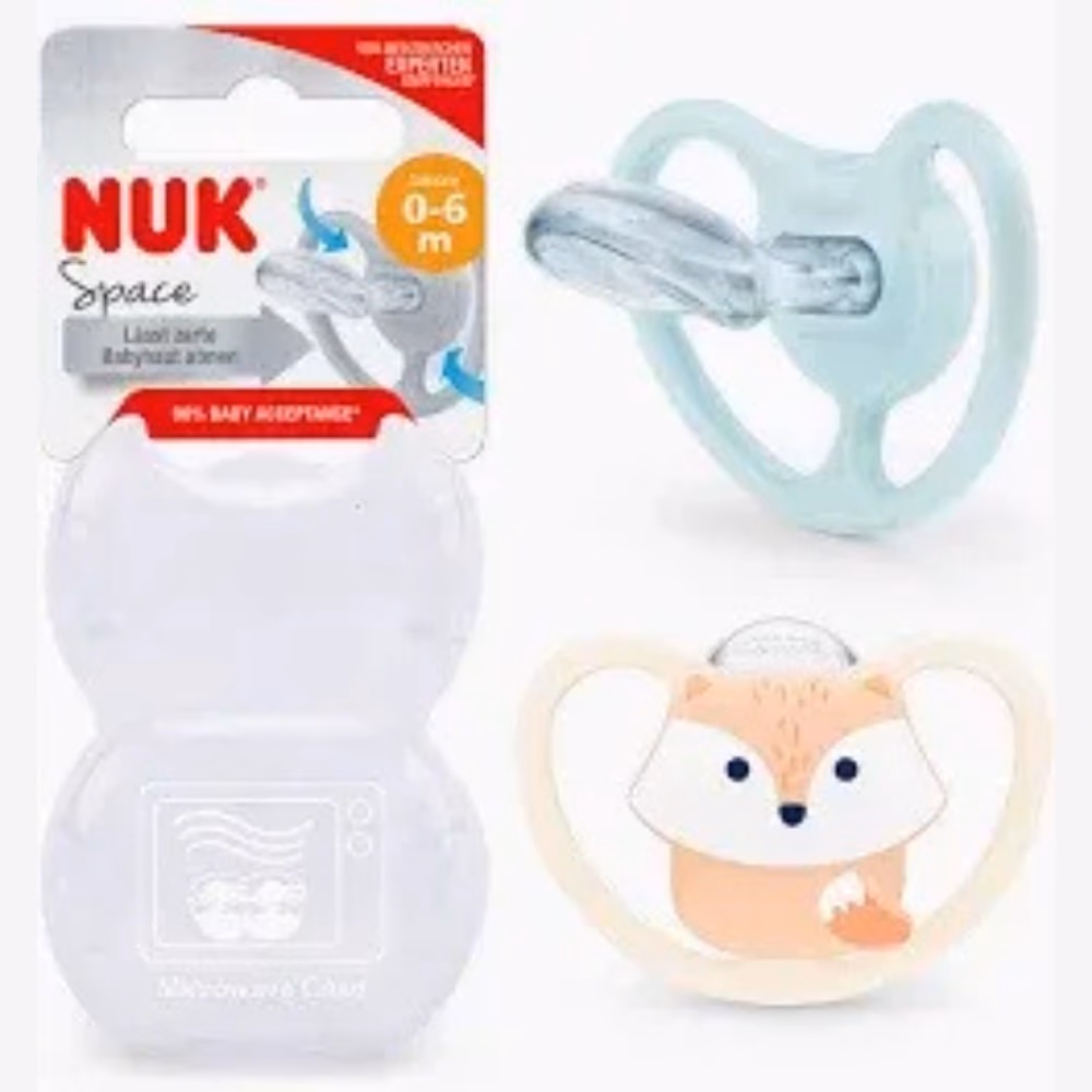 NUK Soother Space 0–6 Months – Orthodontic Pacifier 2