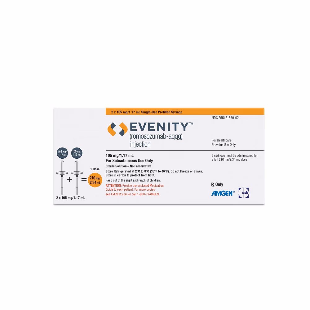 Evenity 105mg Pre-Filled Syringe 2s 2