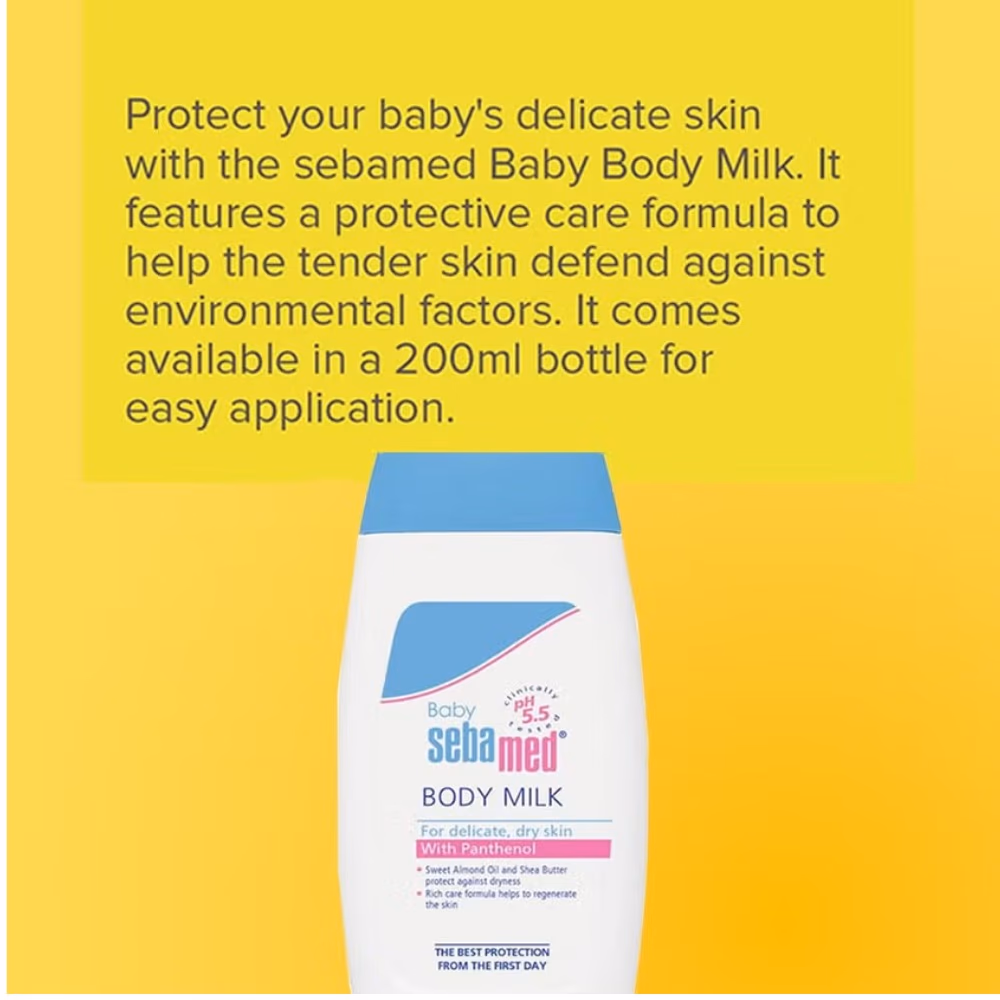 Sebamed Baby Body Milk 200ml 4