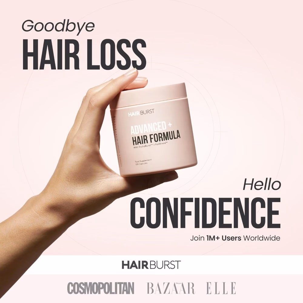 Hairburst Advanced+ Hair Formula 120 Capsules – Hair Supplement 4