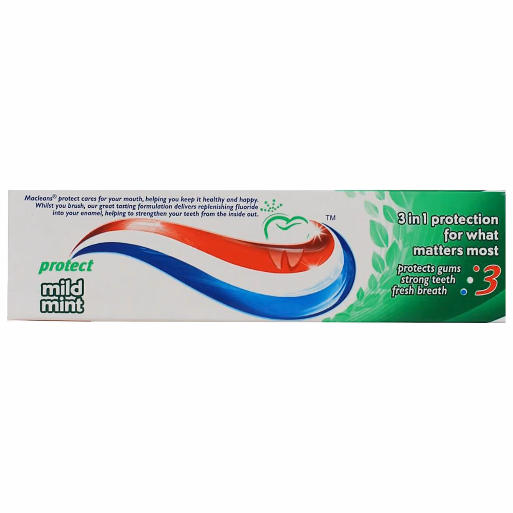 Macleans Protect Mild Mint Toothpaste 90g 3