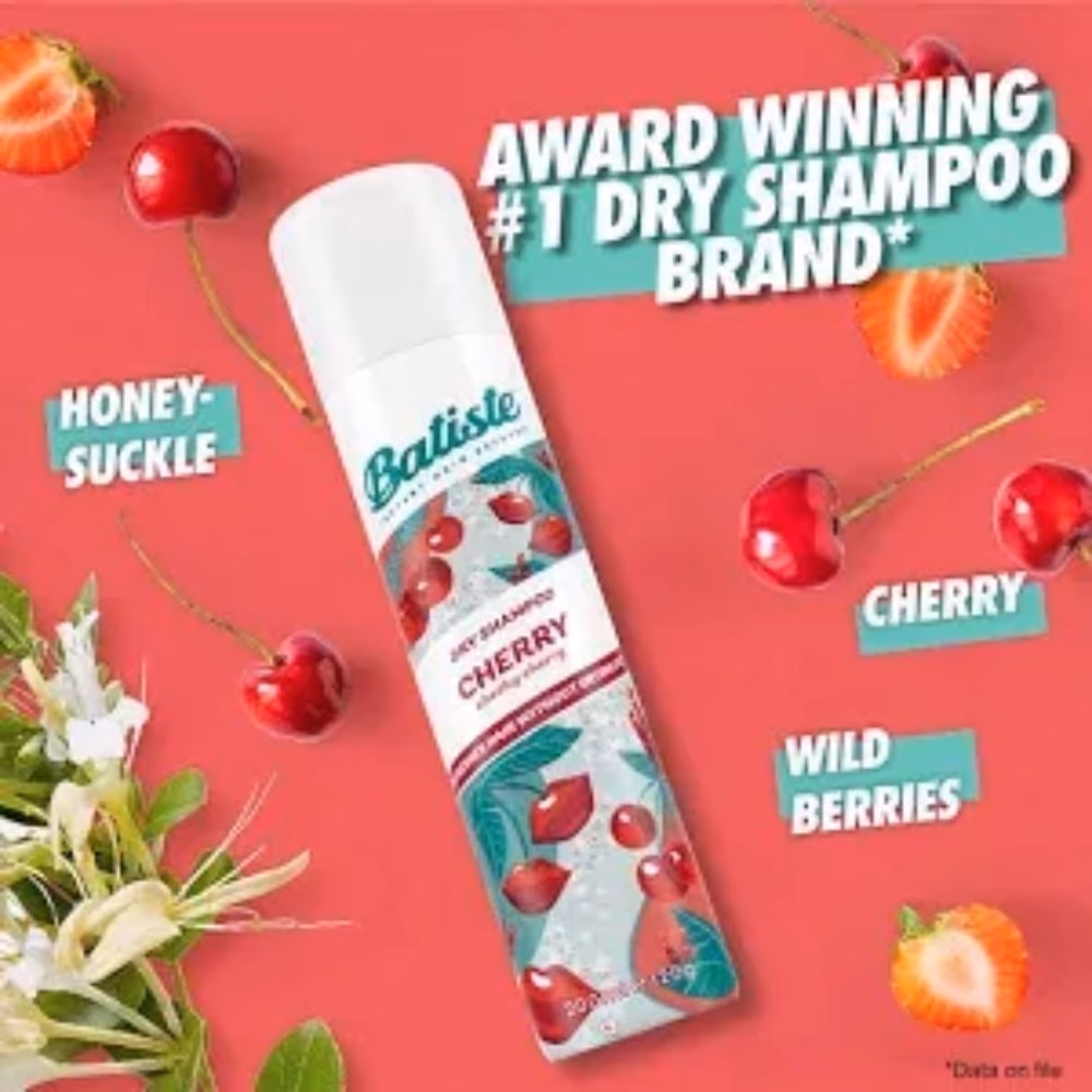 Batiste Cherry Dry Shampoo 200ml 5