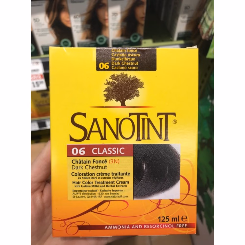 Sanotint Hair Color 06 Dark Chestnut 4