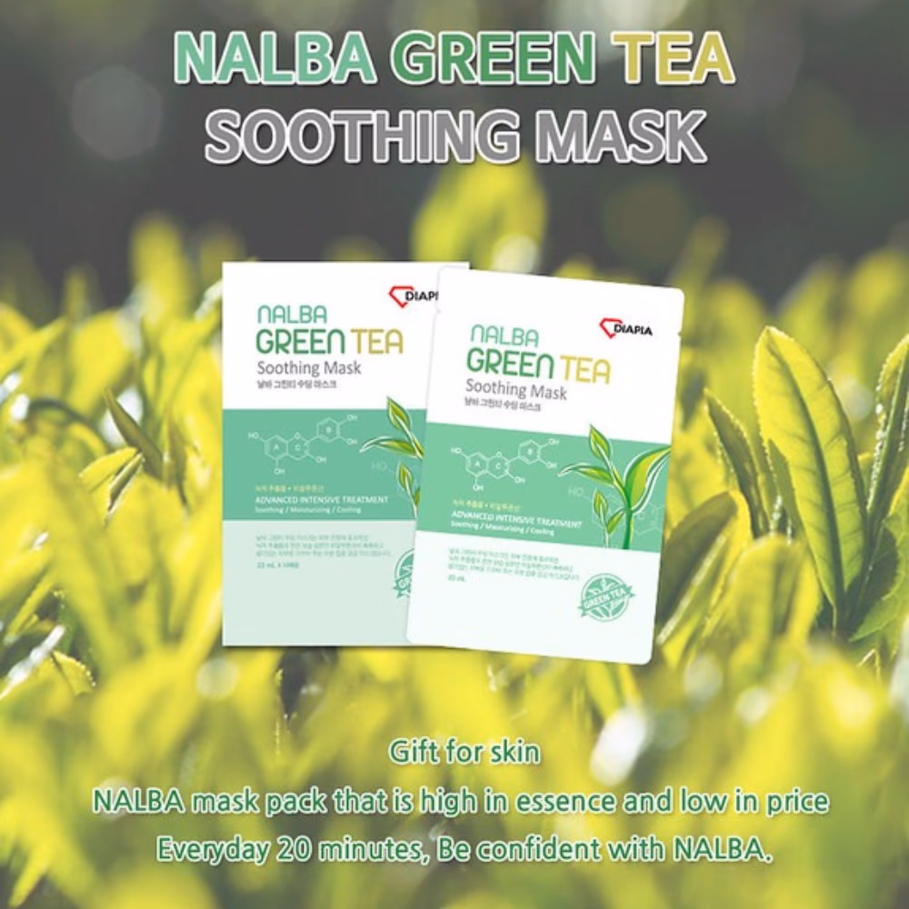 Diapia Nalba Green Tea Soothing Mask 23ml 3