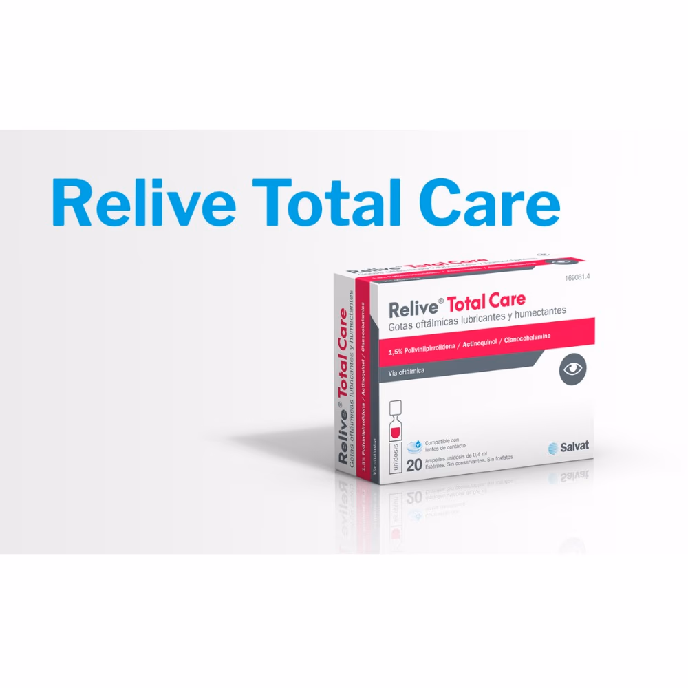 Relive Total Care Eye Drops 0.4ml 20 Vials 2