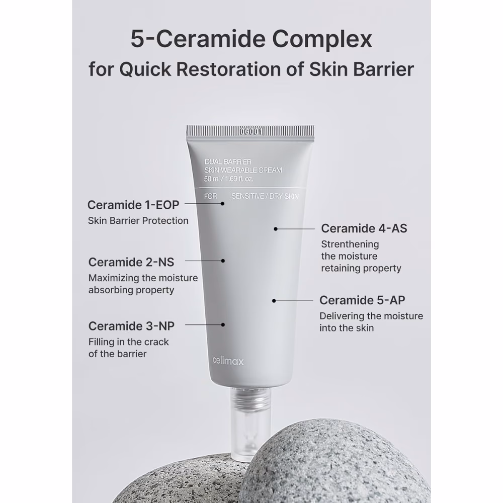 Celimax Dual Barrier Skin Wearable Cream 50ml 4