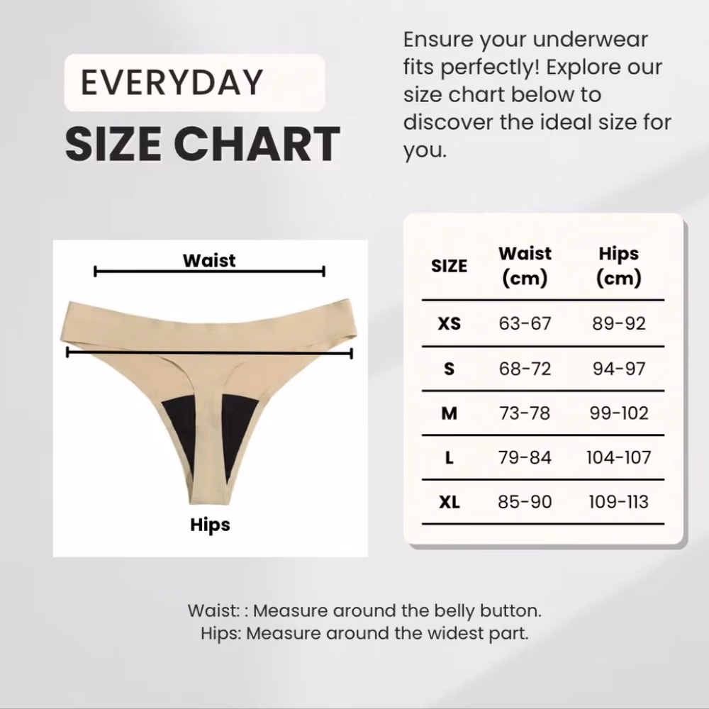 Bodi fresh Thong Period Protection Black L  2