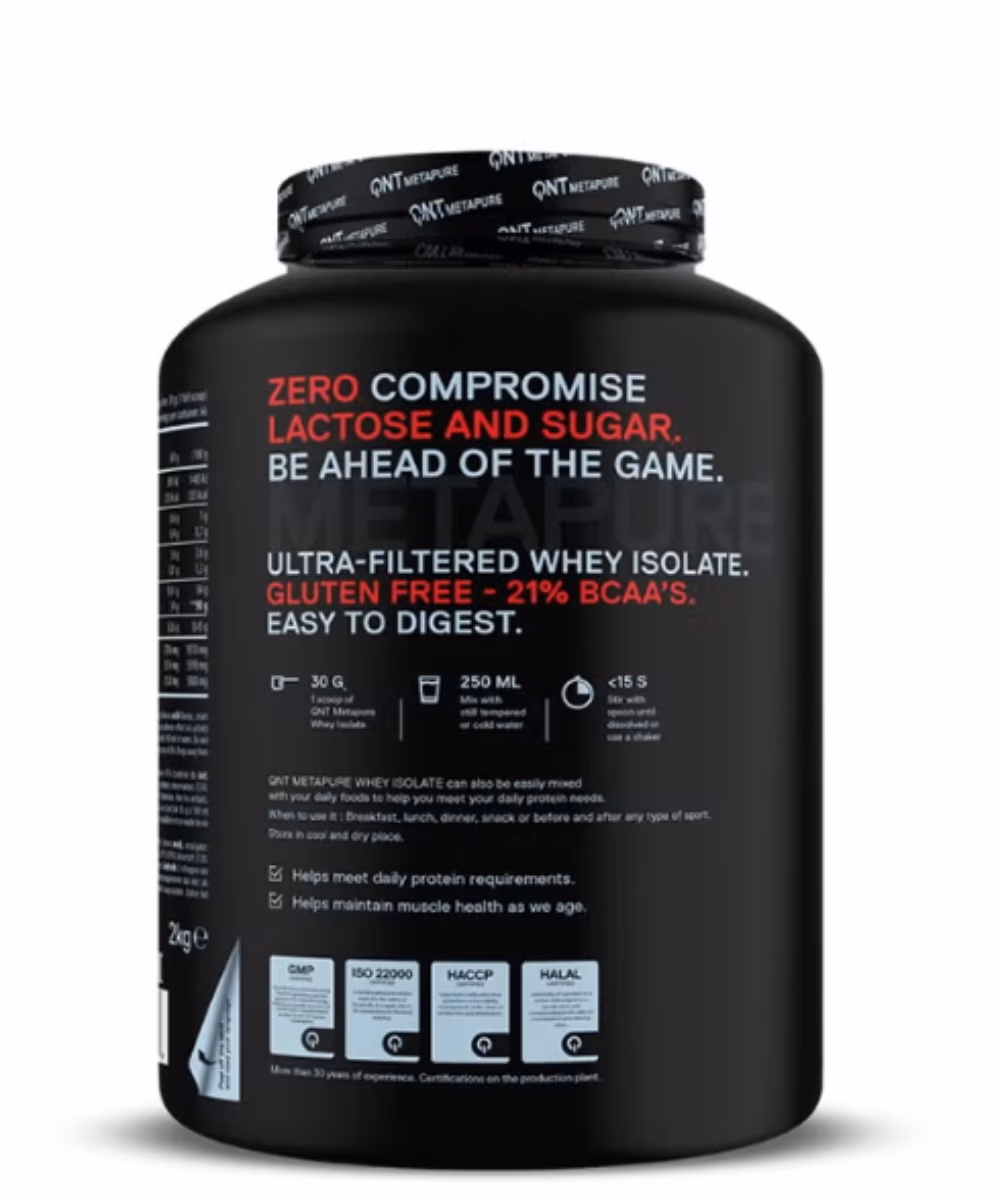 QNT Metapure Whey Isolate Raspberry 2kg 3