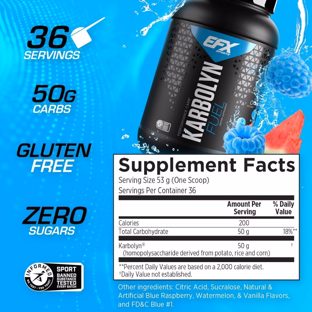 EFX Sports Karbolyn Fuel Blue Razz Watermelon 4LB 3