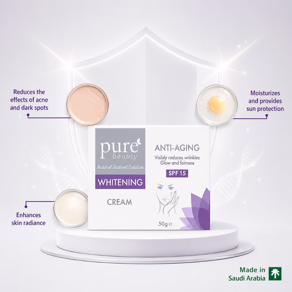 Pure Beauty Anti-Aging Whitening Facial Cream 50gm 2