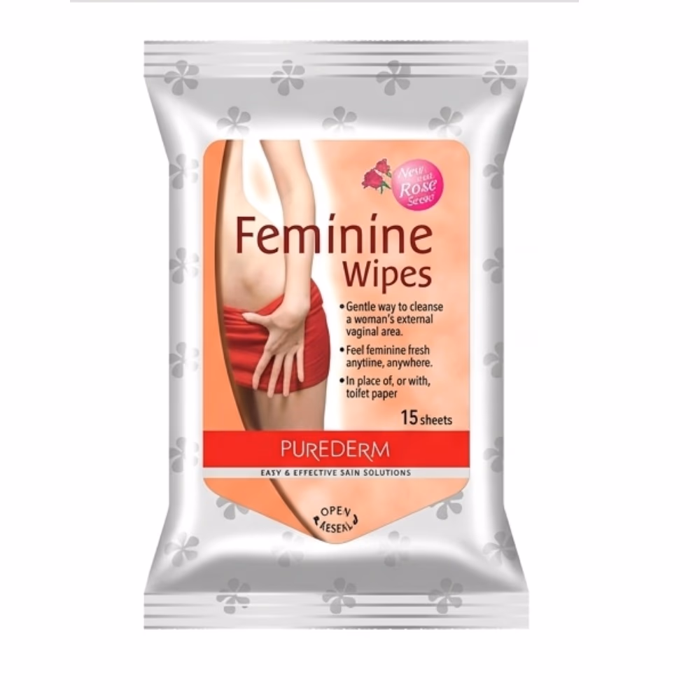 Purederm Feminine Hygiene Wipes 15s 3