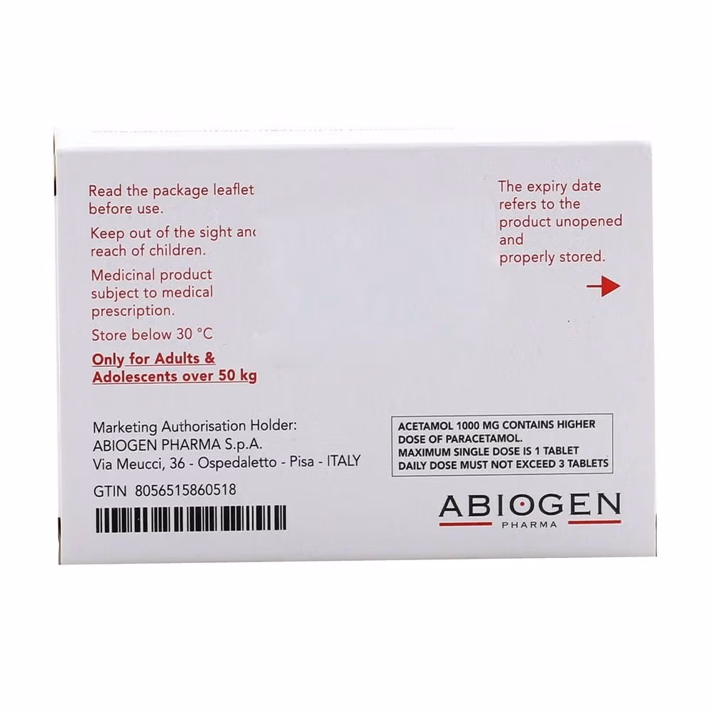 Acetamol 1000Mg Tablets 16S 3