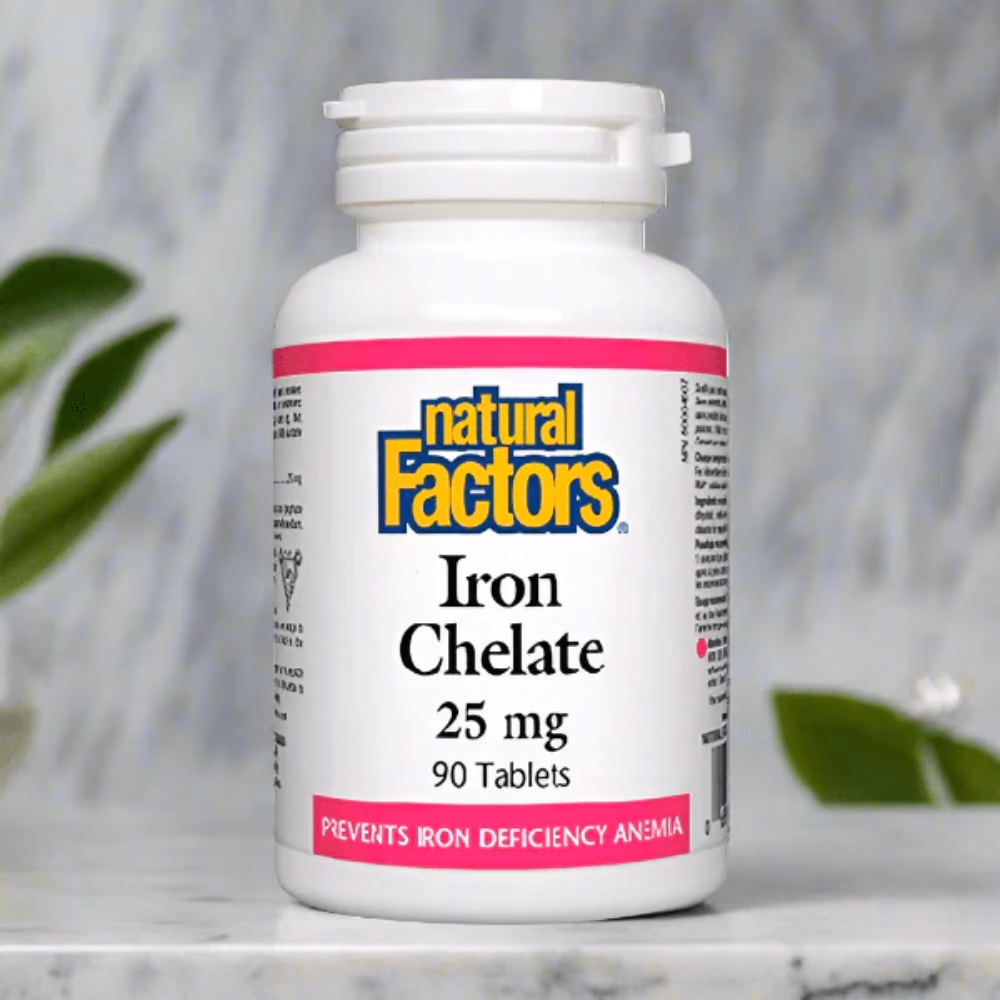 Natural Factors Iron Chelate 25 mg 90 Tablets 3