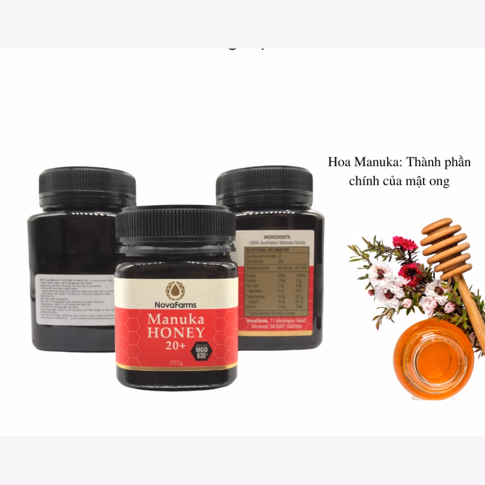 NovaFarms Manuka Honey 20+ 500g 4