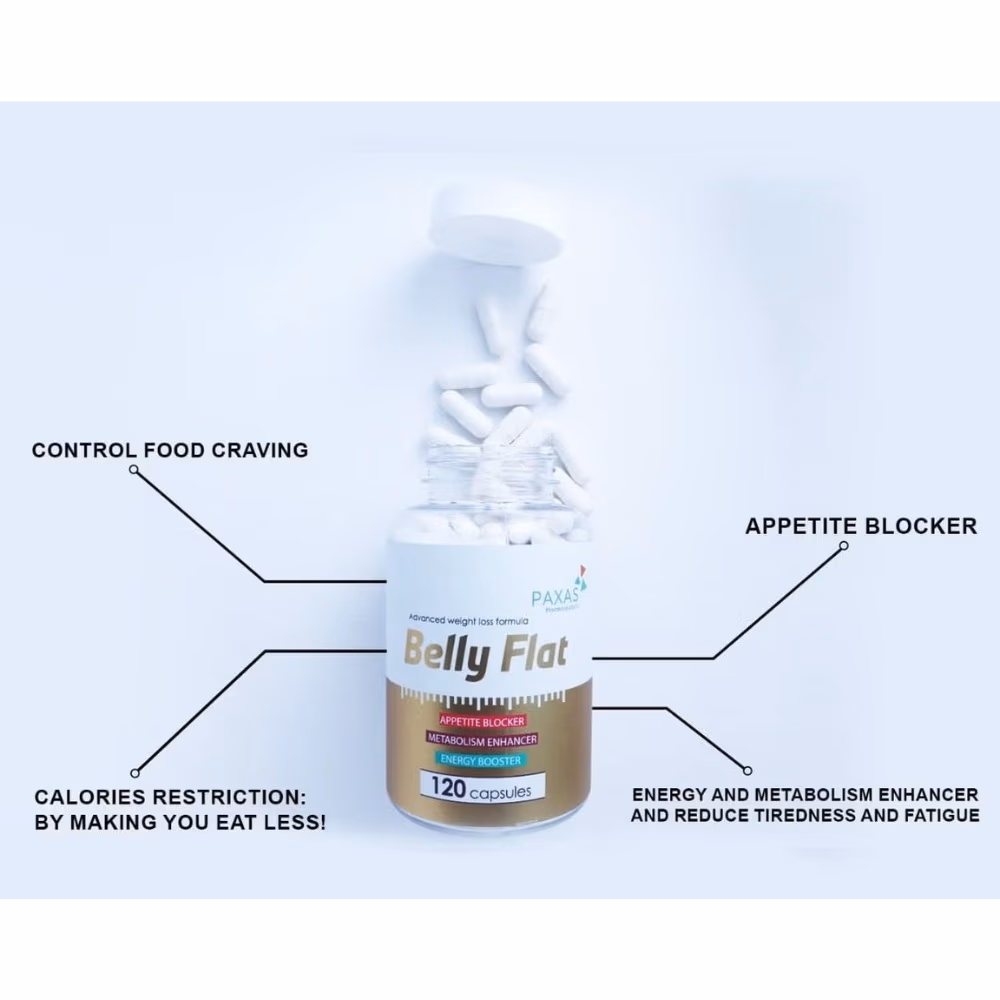Paxas Belly Flat 120 Capsules 3