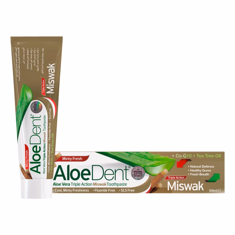 AloeDent Triple Action Miswak Toothpaste 100ml 2