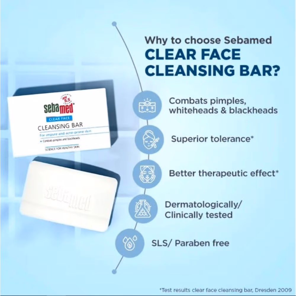 Sebamed Clear Face Cleansing Bar 150g 2
