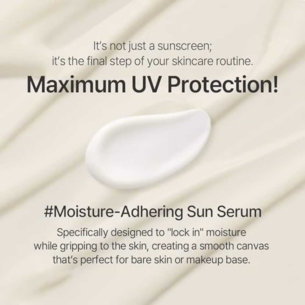 mixsoon bean sun serum spf50+ 50ml 4