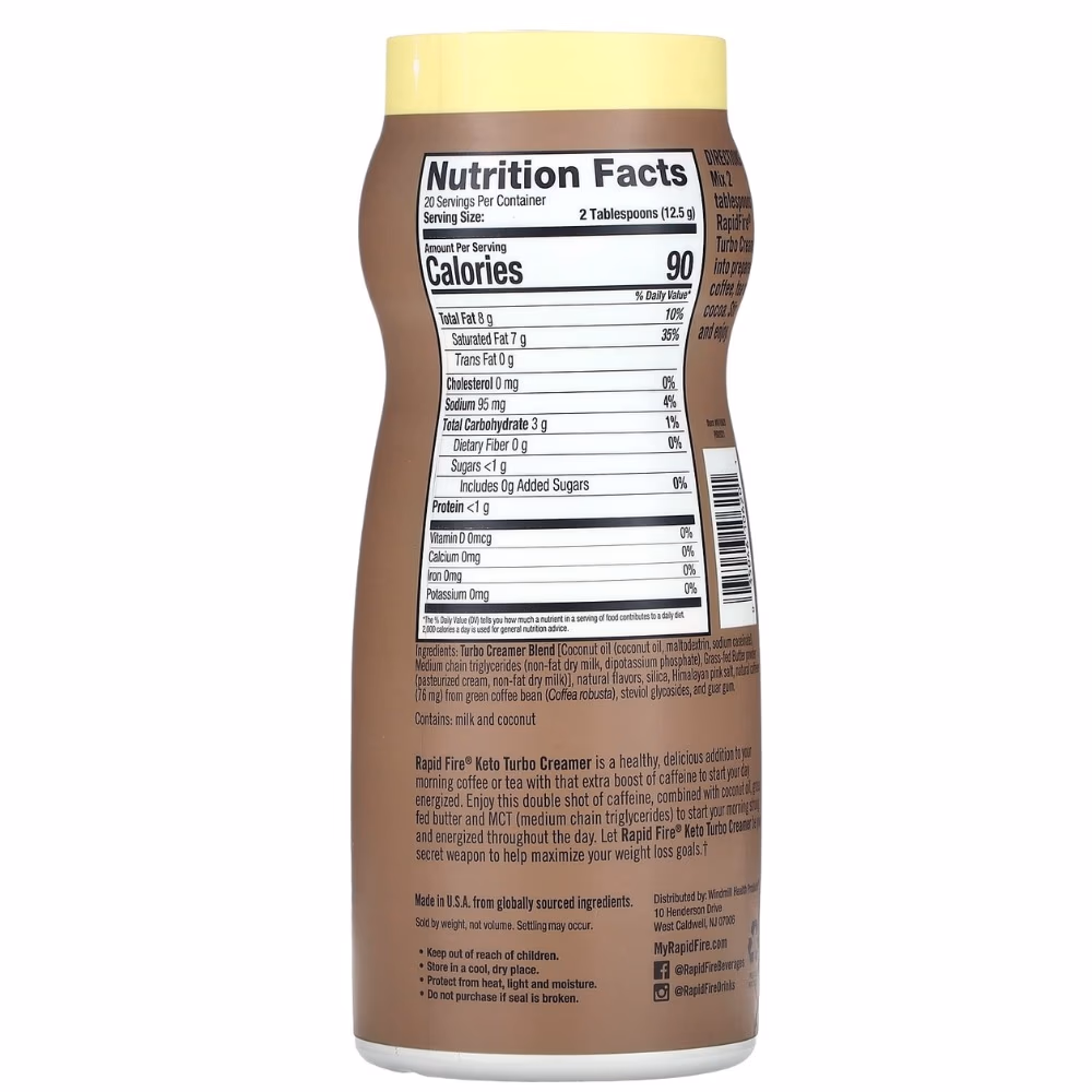 Rapidfire Turbo Creamer Vanilla 250g 3