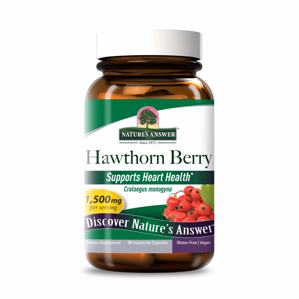 Natures Answer Hawthorn Berry 1500mg-90 Capsules 2