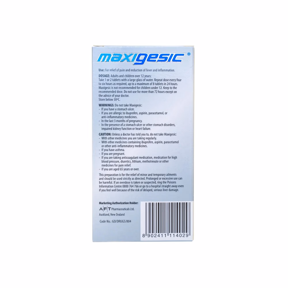 MAXIGESIC TAB 16S 2