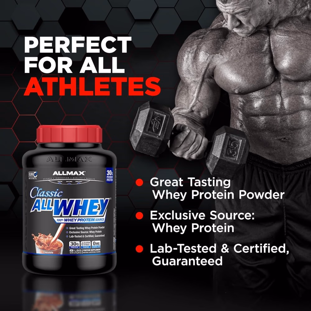 Allmax All whey Protein Classic Vanilla 5Lb 3
